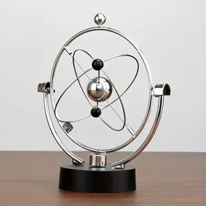 3D Celestial Orbit Perpetual Motion Instrument Infinite Rocker, Galaxy Rocker Office Desktop Decoration