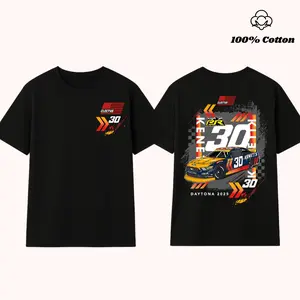 Cleetus McFarland #30 Kenetti Daytona 2025 Racing T-Shirt, PJR Team Graphic Tee, NASCAR Fan Apparel, Unisex Motorsport Shirt, Top Menswear