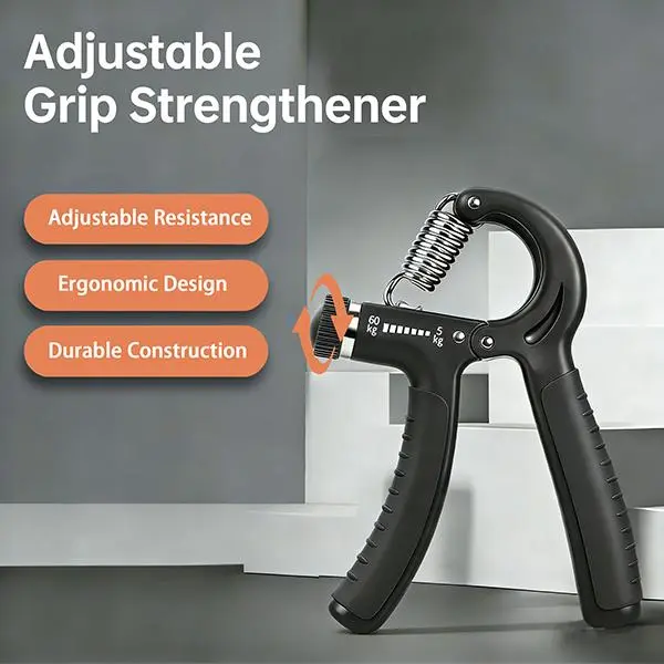 Adjustable Forearm Grip Trainer - 0-132 lbs Unisex Strength Training Equipment, High-Elastic Spring, Textured Non-Slip Ergonomic Grip, Home Workout Gear for Weightlifting, Martial Arts, Boost Performance, Valentine's Day Gift #GLOBALPICKS