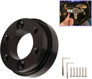 G920 Wheel Adapter, Steering Wheel Adapter Plate for  G25, G27, G29, G920 70mm PCD, Compatible with 13/14 Inch Steering Wheel
