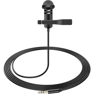 Mod Mic for GoPro HERO11 10 9 Black Action Camera, Lavalier Lapel Videomic Clip-on Microphone Compatible with GoPro Pro 3.5mm Mic Adapter for Vlogging, 5ft