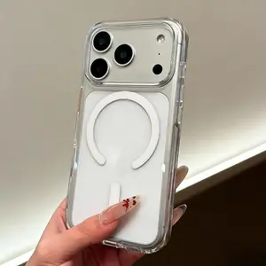 MagSafe clear phone Case for iPhone 17 16E 15 14 13 12 11 ProMax Pro Plus Air- Anti-Yellowing, 10FT Military-Grade Shockproof Protection,Shockproof Hard Shell & Soft Silicone Mag Safe Phone Case for Women, Clear