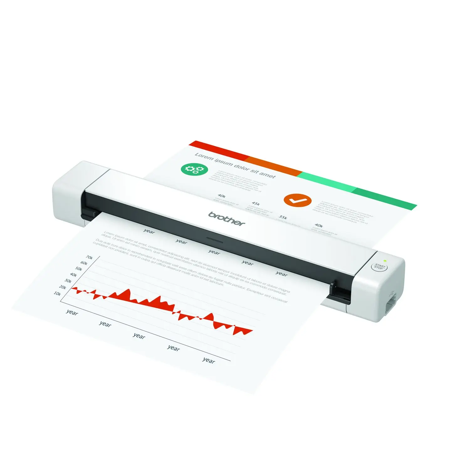 Brother DS-640 Compact Mobile Document Scanner Brother DS-640 Compact Mobile Document Scanner