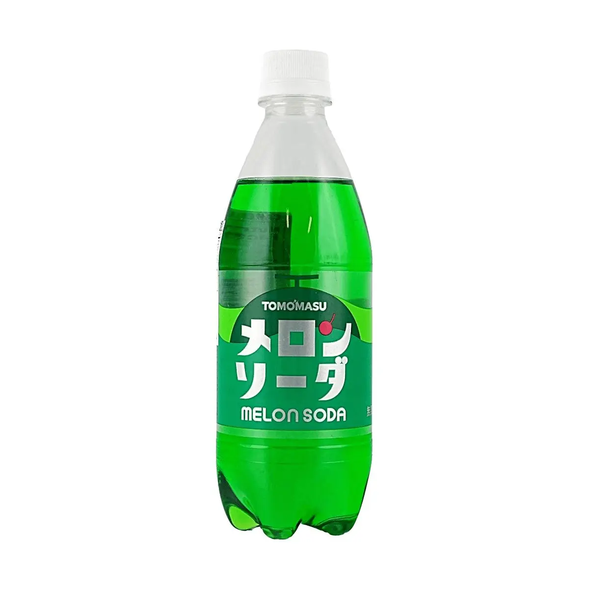 TOMOMASU Japanese Melon Soda 500ml - Refreshing & Thirst-Quenching Carbonated Drink