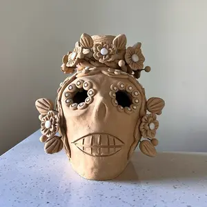 Calavera Candle Holder