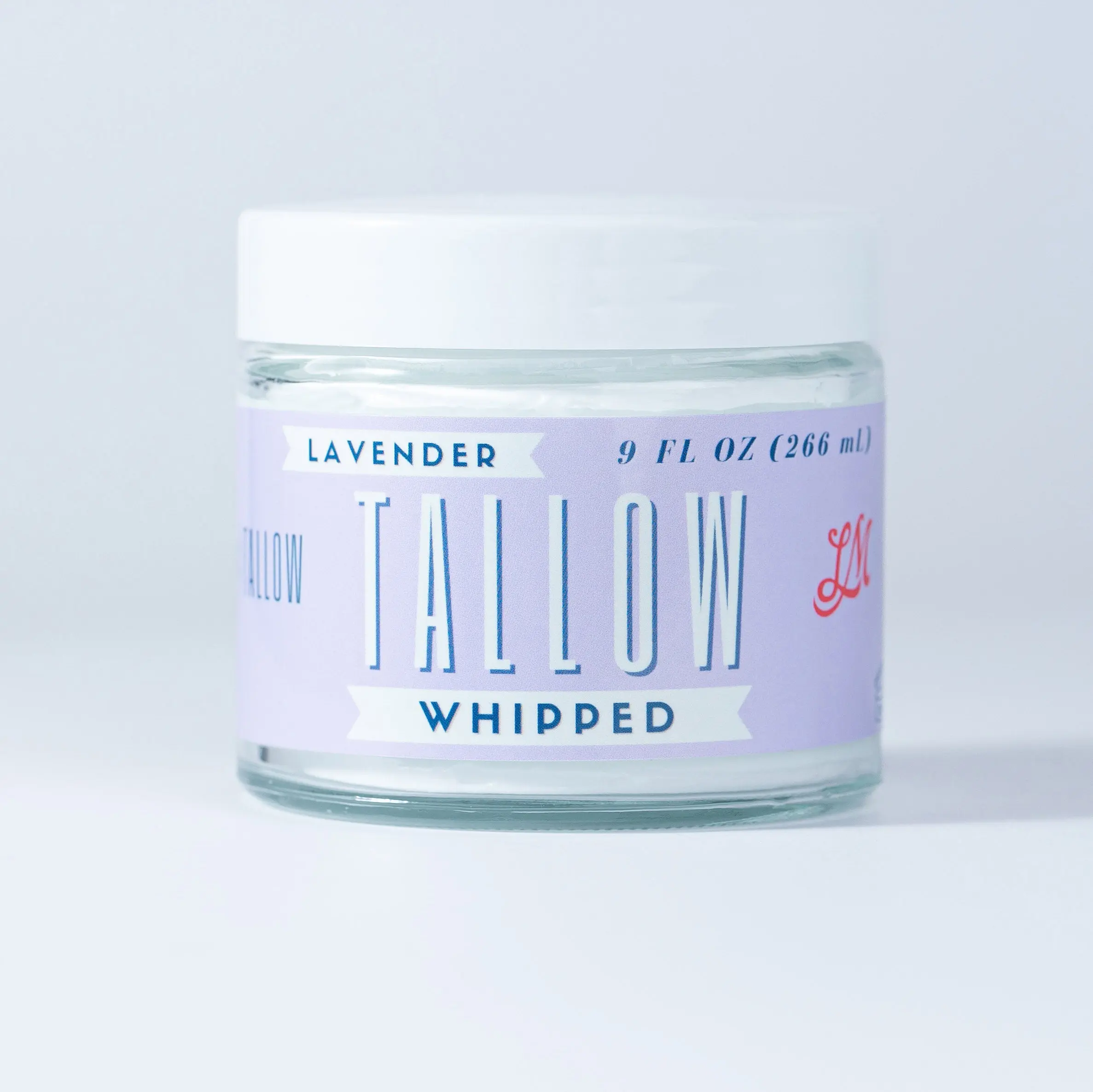 Lavender Whipped Tallow Moisturizer | Grass-Fed Beef Tallow | Lady May Floral Fragrance