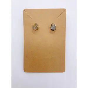 RAW LABRADORITE EARRINGS