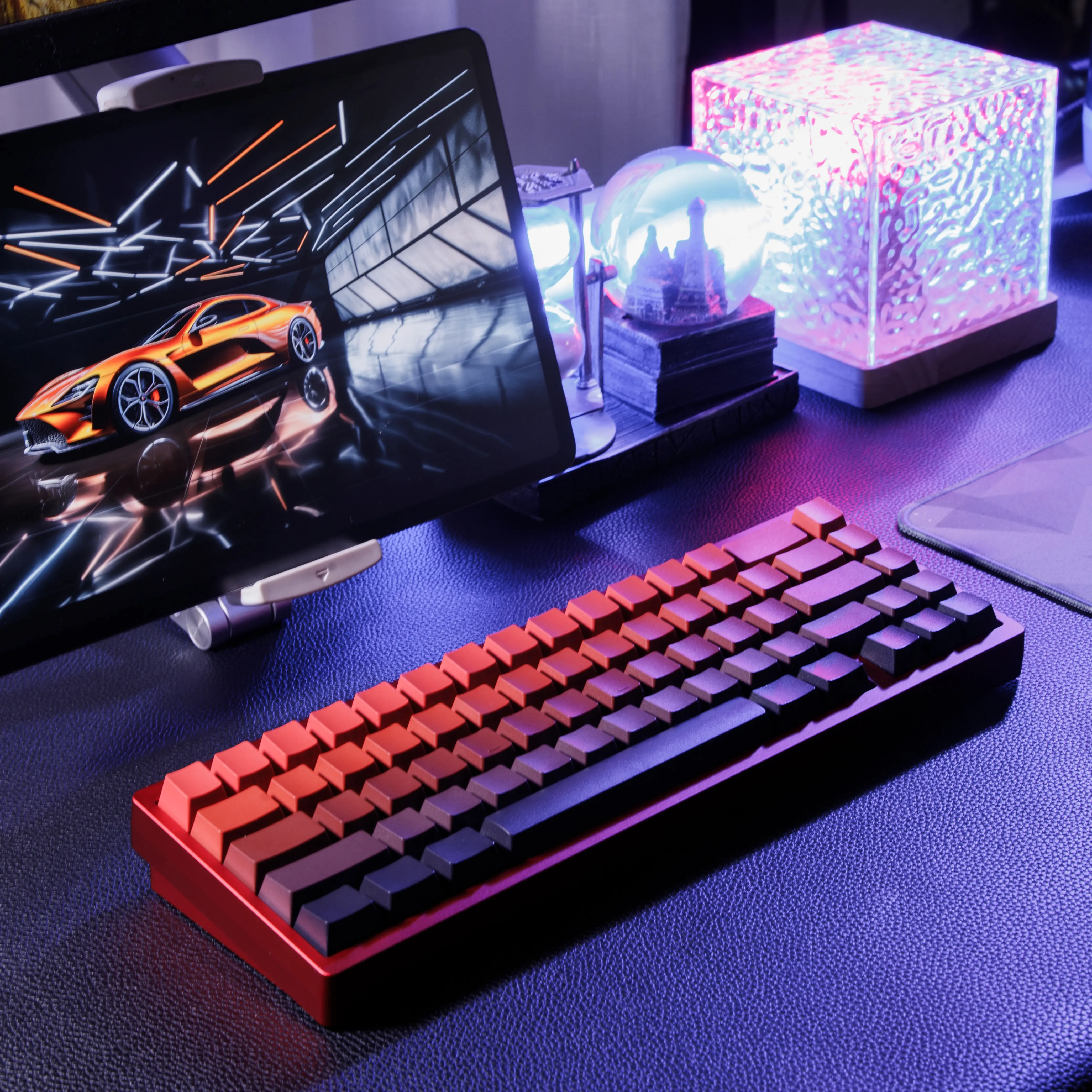 67-Key CNC Aluminum Alloy Mechanical Gaming Keyboard – Tri-Mode Hot-Swappable