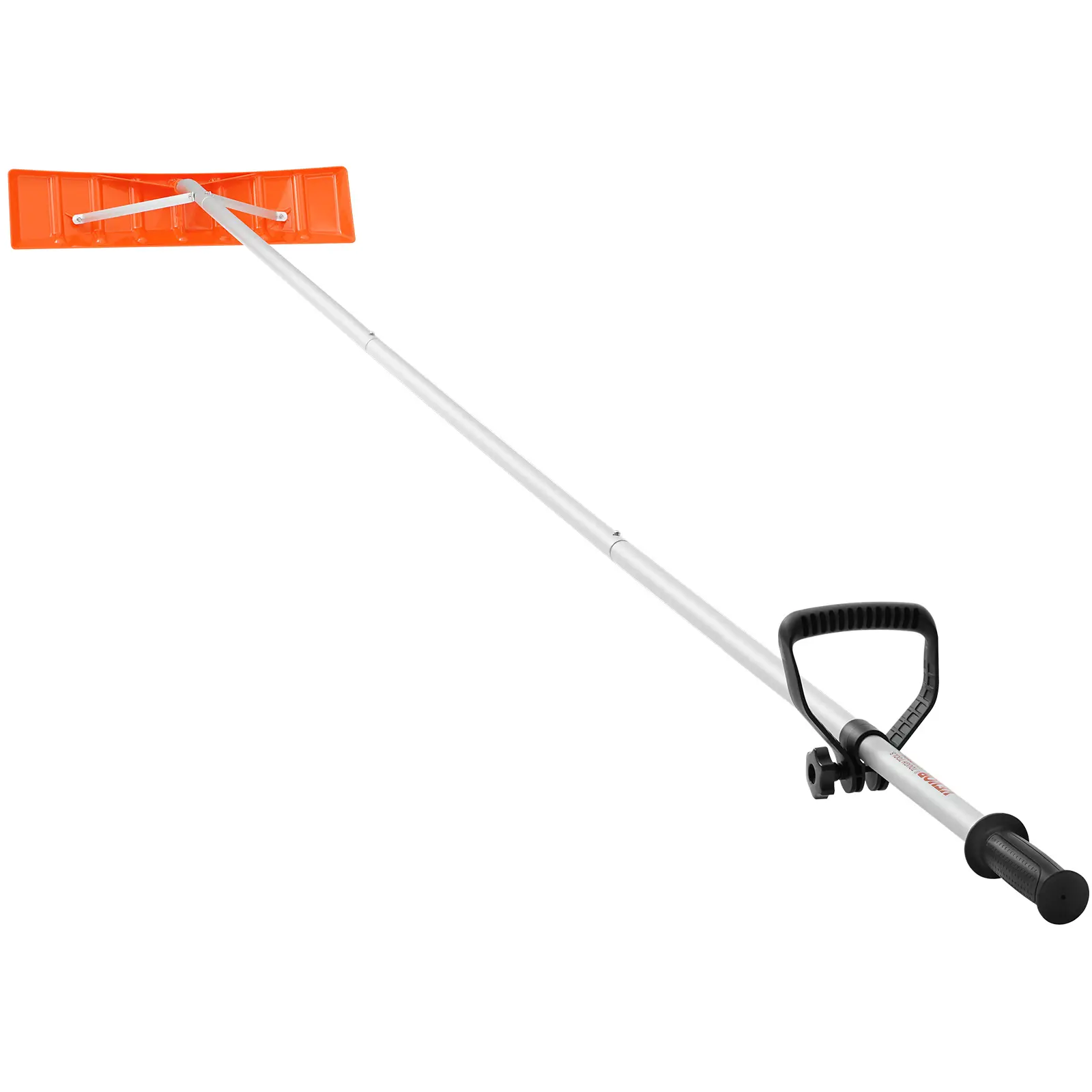 【BackToSchool】VEVOR Snow Roof Rake, 25" Plastic Blade Snow Removal Tool, 21ft Reach Aluminium Handle, Superior Roof Shovel with Anti-Slip Handle Grip, Easy to Setup & Use for House Roof, Car Snow, Wet Leaves