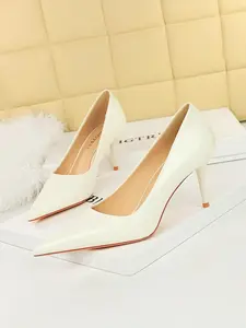 Women's Solid Color Stiletto Heels, High Heel Pumps, Elegant Pointed Toe High Heels for Party, Daily Clothing Decor, Fashionable Shoes for Women & Girls