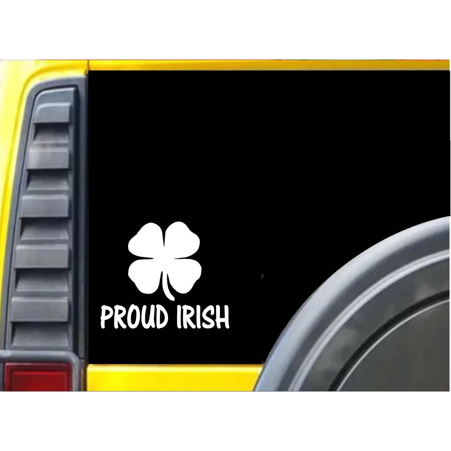 Proud Irish Sticker k234 6 inch Ireland shamrock decal