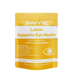 Swiyie Lutein & Zeaxanthin Gummies – Eye Health Supplement with Astaxanthin, Vitamin A C E – Blue Light Defense, Vision Support, Berry Flavor – 60 Gummies Healthcare Dietary Fitness Edible