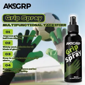 1pc Goalkeeper Glove Grip Spray, MSDS Certified Goalie Glove Glue, 100ml, Transparent Clear, PP Material, Snap Closure, Hand Wash Only, for Adult Goalies, Football Equipment, Football Accessories