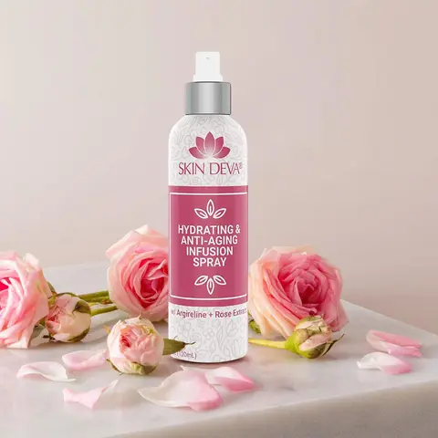 Facial Hydrating Spray with Argireline + Hyaluronic acid | Rose Extract face mist Moisturizer Skincare Hydrate Moisturizing Comfort Moisture