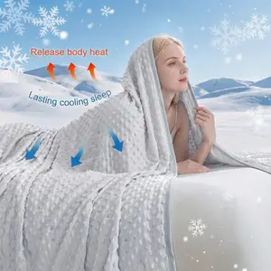 Cooling Bamboo Blanket for Hot Sleepers& Night Sweat Breathable Oversized Design,Lightweight,Thin Blanket Cold Cool Lightweight Cooling Blanket for Couch Bed Bedroom Accessories, Cool Blanket silky soft blanket multipurpose