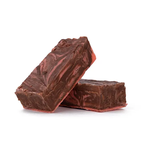 Uncle Butch's Cherry Chocolate Swirl Fudge - Creamy and Smooth Decadent Chocolate & Swirl of Cherry - Made with Real Butter - Delicious Candy Treat for Dessert or Snack - Gift for Mom, Dad, Grads - Party and Shower Favors - Ships Fresh - 16, 24 or 32oz