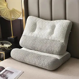 Soft Fluffy Bed Pillow, Soft Fluffy and Great Support Down Alternative Filling, Gusseted Pillow for Side and Back Sleepers with Washable Removable Cover