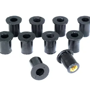 ZSPEC M5 Silicone-Rubber Well Nuts for Body Kits and Flares using M5-0.8, 10-Pack