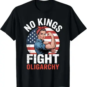 No Kings Fight Oligarchy T-Shirt