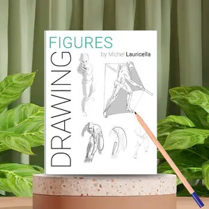 Quick Sketching Drawing Book, Lightweight Portable, Start Sketching Anytime, No Base Required, Fast Learning (pencils Not Included)
