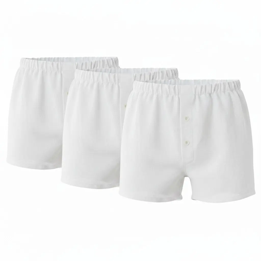 Organic Linen Boxer Shorts: 3-Pack