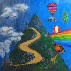 Huron John - Indigo Jack & The New World Border  [VINYL RECORD - LP] Colored Vinyl, Yellow