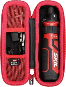 FBLFOBELI Hard Carrying Case Compatible with SKIL Rechargeable 4V Cordless Screwdriver SD561201, EVA Portable Storage Tools Bag (Case Only)