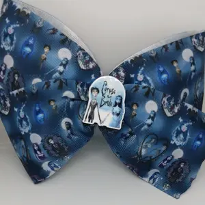 Corpse bride hair bow slip grip