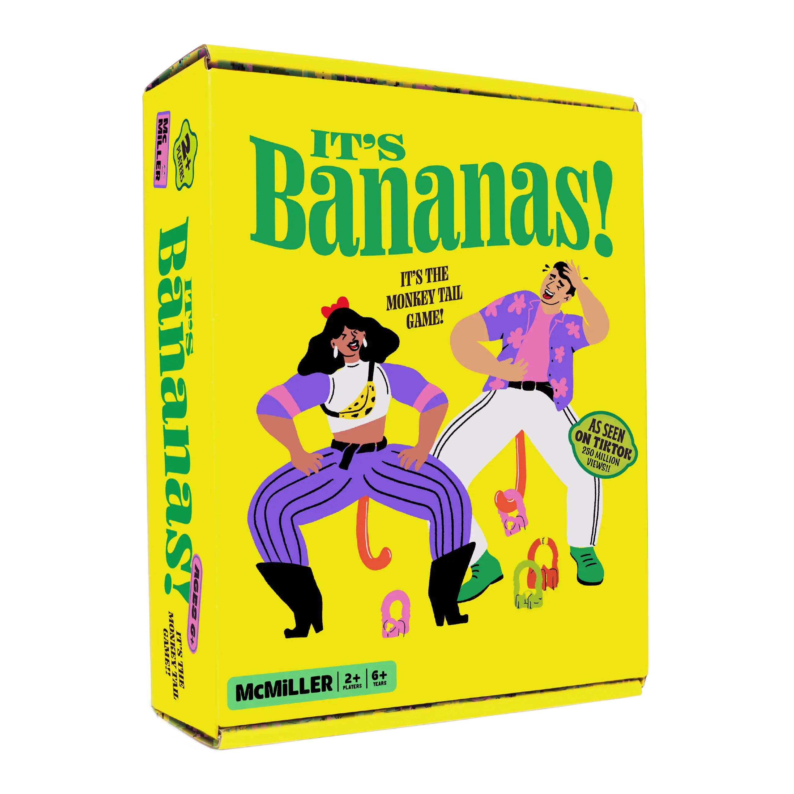 McMiller It's Bananas! Monkey Tail Party Game for Friends and Family