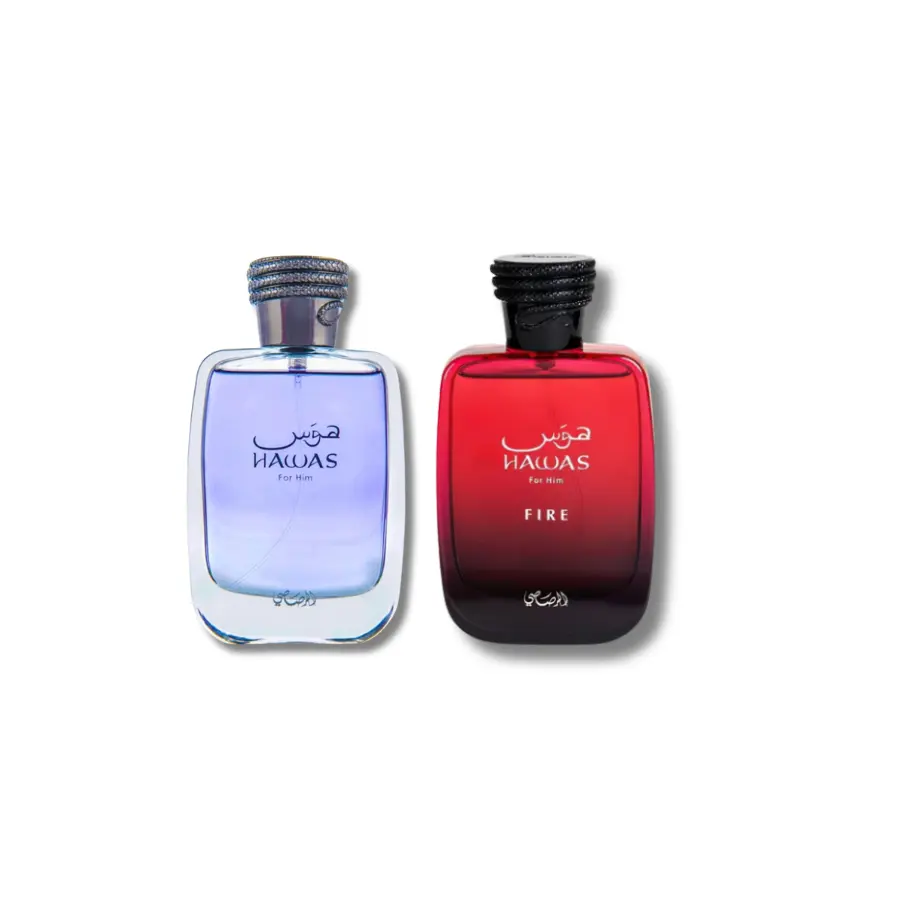 Rasasi Hawas for Men EDP, Fresh Aromatic Aquatic Parfum with a Citrusy Musky Scent - Fragrances for Adults, Single Item, 100 ml / 3.38 fl oz