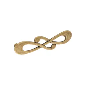 Antique Brass Infinity Cabinet Pulls – Decorative Vintage Style
