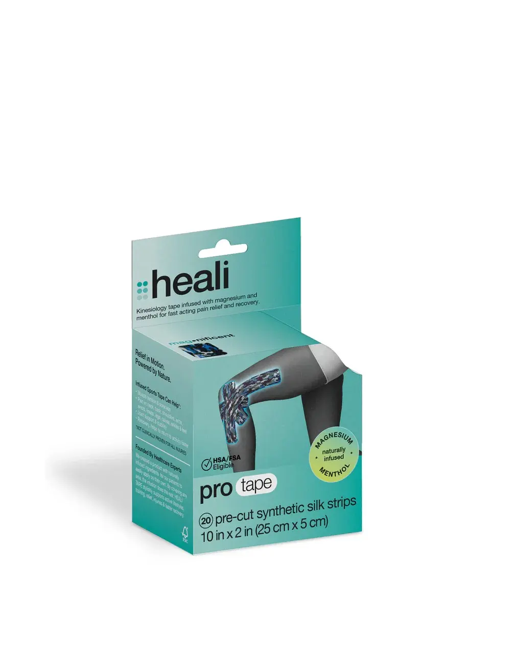 HEALI Kinesiology Tape Blue Camo - Magnesium Menthol Infused Sports Tape Athletic Tape Waterproof Elastic Tape Volleyball Tape