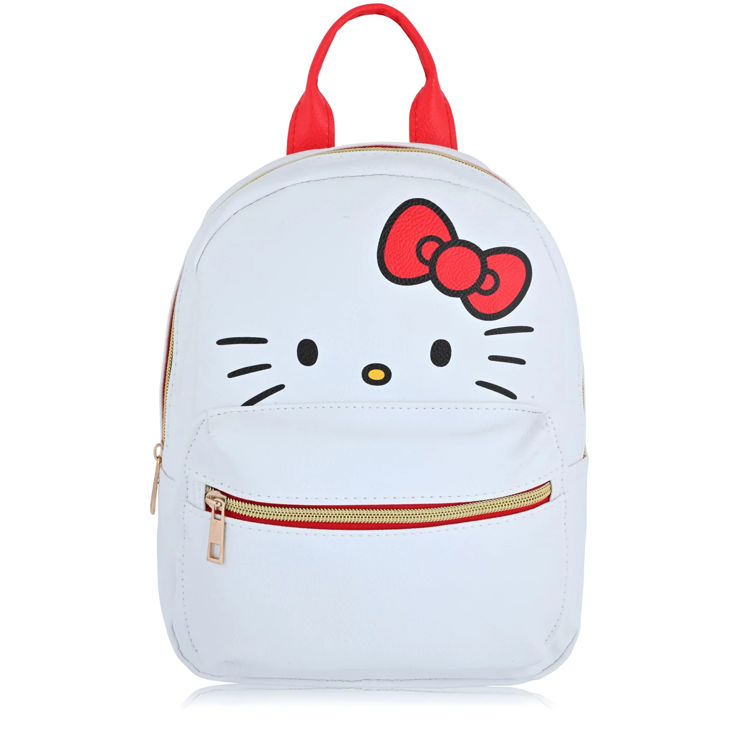 Fast Forward Sanrio Hello Kitty Mini Backpack for Kids & Adults | 10" PU Leather Backpack Purse | Toddler Travel Bag