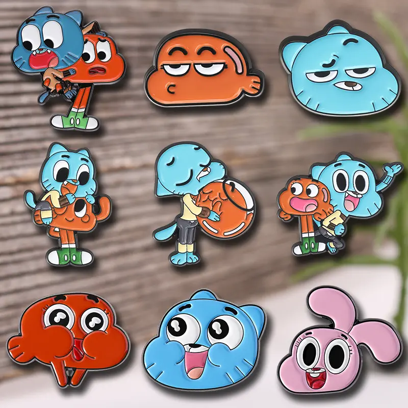 9PCS Cartoon Anime Brooches - Easy-to-Use Fashion Accessory for Decorating Backpacks, Clothing - Auspicious Engagement & Ceremony Gifts for Men, Women, Anime Characters, Christmas, School, Anime Faces