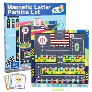 Montessori Number Maze, Early Education Toy, Magnetic Letter Puzzle, Fine Motor Skills Training, Stem Educational Toy, Ages 3-12