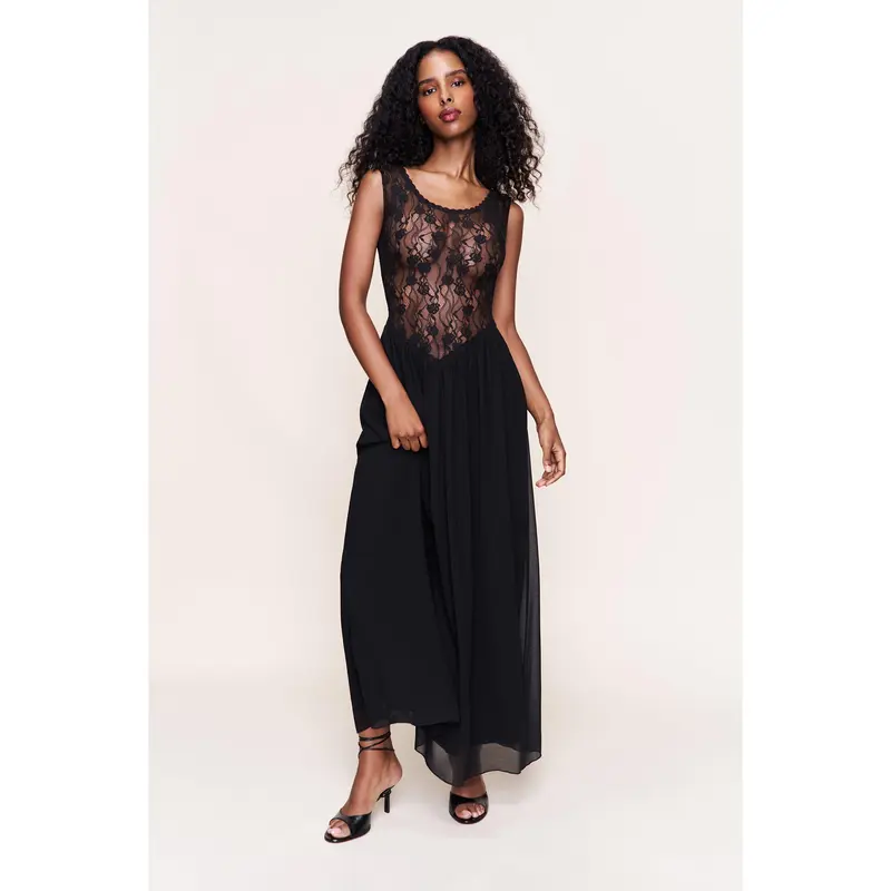 nadine formal ruched satin midi dress Nadine Formal Ruched Satin Midi Dress main image 1