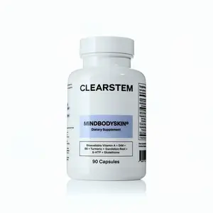 Clearstem Hormonal Acne Supplement with DIM, B5, Turmeric - 90 Capsules for Clear Skin & Hormone Balance - Natural Dietary Edible by Clearstem Healthcare