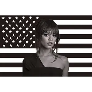 Jenna Artistic Flag - Cinematic Elegance Wall Tapestry 60x90cm