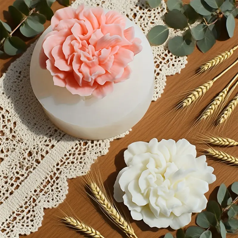 Carnation silicone mold, suitable for jewelry making, soap wax art, Soap Molds, home decoration - ideal gift for Valentine's Day, Mother's Day, birthdays, handmade gifts, handmade accessories and delicate craftsmanship creation