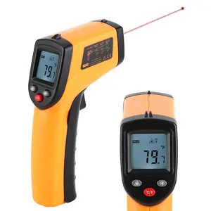 Industrial-Grade Portable Laser Thermometer Gun for Kitchen Baking Grilling Auto Repair – Instant Read, High Accuracy, Multi-Function Tool with Non-Slip Durable Design for Engine Electrical Maintenance – Fast Response Precise Measurement