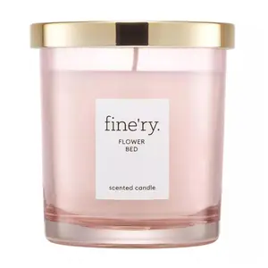 fine'ry. Flower Bed Candle