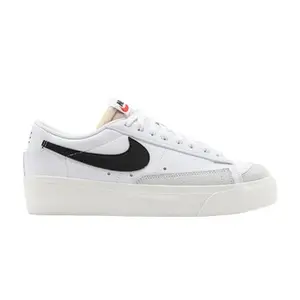 Nike Wmns Blazer Low Platform 'White Black'