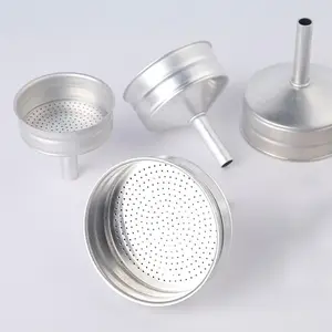 Aluminium Moka Funnel Filter Replacement for Espresso Coffee 1 2 3 6 9 12 Cups TiktokShopSpringGlowUp