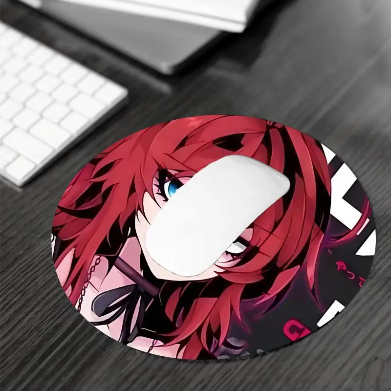 Anime Rias Gremory Pattern Mouse Pad, Computer Mouse Pad, Rectangle Gaming Mouse Pad, Non-slip Rubber Pad, Aesthetic Desktop Decoration Protective Pad for Home, Office, Anime Mousepad, Gaming Room Accessories