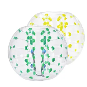 2 Pack Inflatable Body Bubble Zorb Ball,Inflatable Sumo Ball,Inflatable Human Hamster Bubble Ball Dia 5FT,Yellow and Green