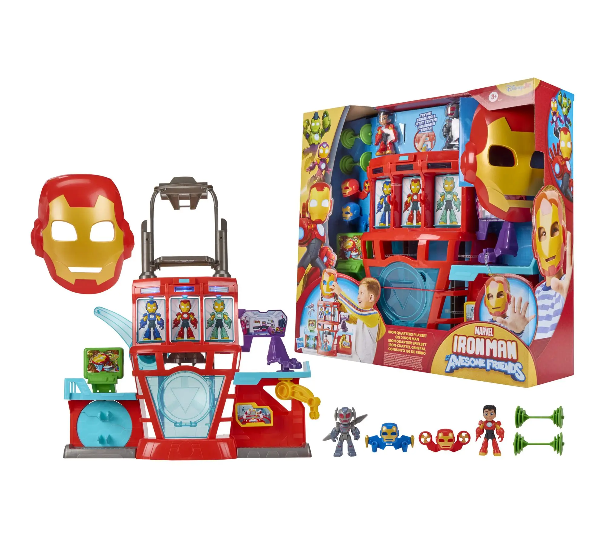 Marvel Iron Man and his Awesome Friends Iron Quarters Playset