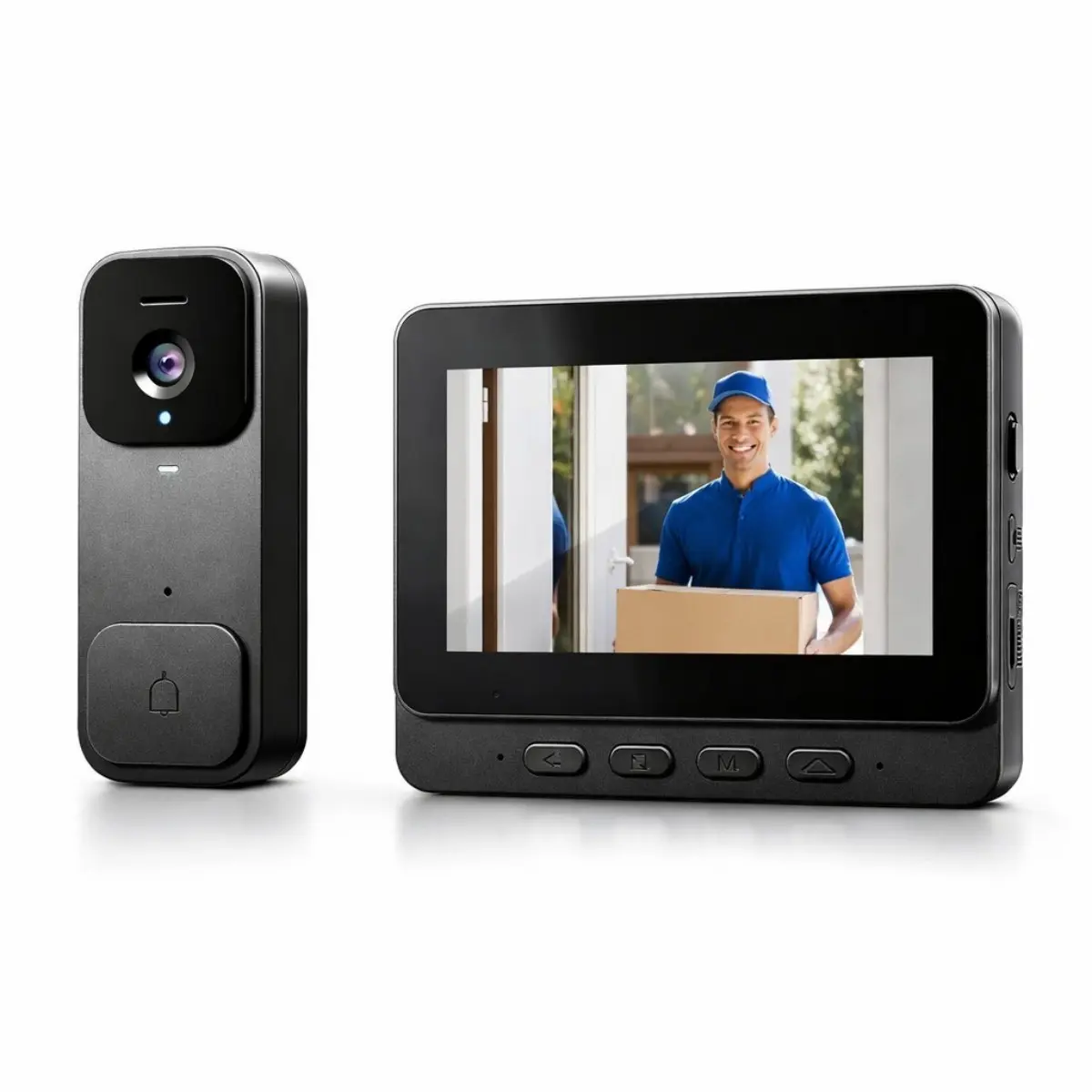 2026 Upgraded X7/X8 No WiFi Video Doorbell with Screen – Wireless Doorbell Camera, No App, No Monthly Fees,Two-Way Talk, Night Vision
