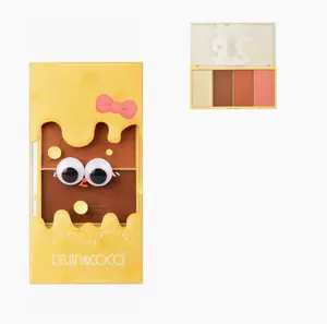 Kevin & Coco Cheese Avocado 4-Color Face Palette | Highlighter, Bronzer & Blush