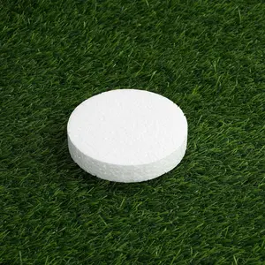 36 Pack 4" White StyroFoam Disc, DIY Polystyrene Foam Craft Supplies