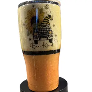 30oz Modern Curve Tumbler 'Bee Kind' - Perfect for Your Beverage Needs - Bottle, Drinkware